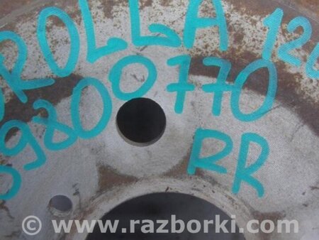 ФОТО Диск тормозной задний для Toyota Corolla E120 (08.2000-02.2007) Киев
