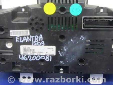 ФОТО Панель приборов для Hyundai Elantra MD (04.2010-05.2016) Киев