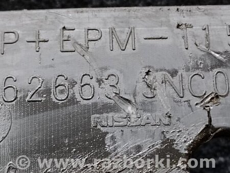 ФОТО Защита переднего бампера для Nissan LEAF (10-17) Киев