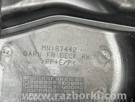 ФОТО Захист трапеції двірників для Mitsubishi Grandis Коломия