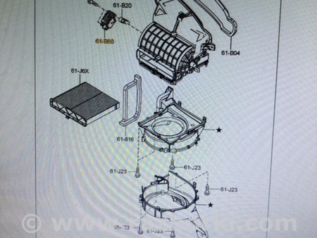 ФОТО Заслонка Печки для Mazda 3 IV BP (2019-) Київ