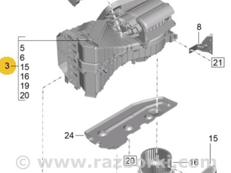 ФОТО Печка салона для Porsche Macan I 95B +FL (13-18) Київ
