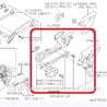 Кронштейн ручки дверной передний правый Subaru Outback