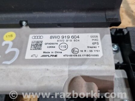 ФОТО Монитор для Audi (Ауди) A4 V B9 - 8W (2015-) Київ