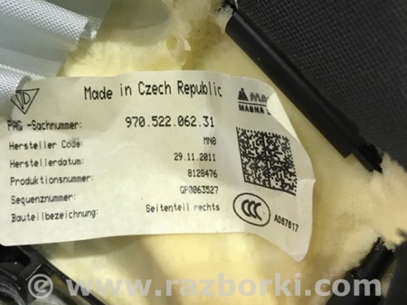 ФОТО Подушка безопасности для Porsche Panamera I 970 (09-16) Київ