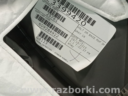 ФОТО Обшивка двери для Chevrolet Volt (11.2010-06.2015) Одесса