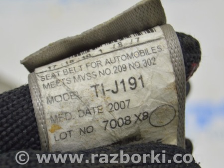 ФОТО Водительский ремень безопасности для Acura MDX YD2 (2006-2012) Одеса