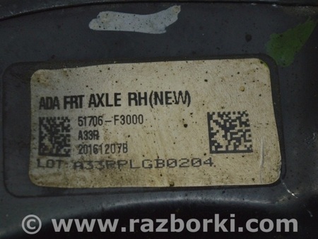 ФОТО Цапфа перед прав для Hyundai Elantra AD (09.2015-2020) Одесса