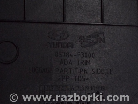 ФОТО Накладка заднего ряда для Hyundai Elantra AD (09.2015-2020) Одесса