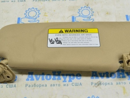 ФОТО Козырек левый беж для Hyundai Sonata YF (09.2009-03.2014) Одеса