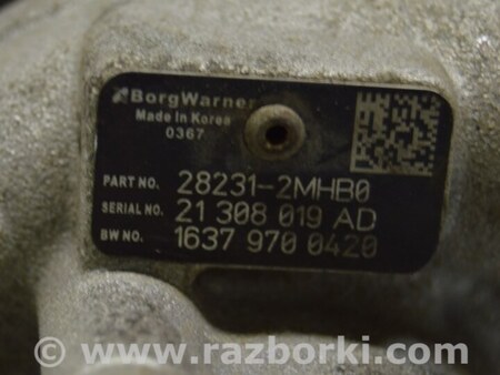 ФОТО Турбина 1.6T для Hyundai Tucson NX4 (2020-) Одесса