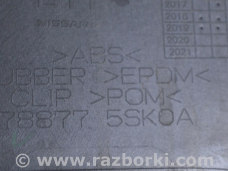 ФОТО Накладка заднего крыла для Nissan LEAF (2018-) Одесса