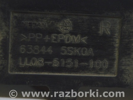 ФОТО Брызговик переднего подкрылка для Nissan LEAF (2018-) Одесса