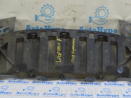 ФОТО Защита переднего бампера для Nissan LEAF (2018-) Одесса