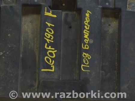 ФОТО Защита переднего бампера для Nissan LEAF (2018-) Одесса