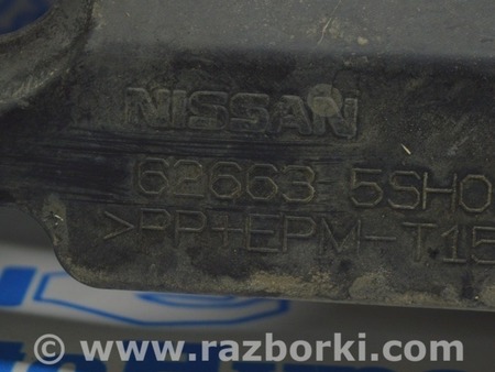 ФОТО Защита переднего бампера для Nissan LEAF (2018-) Одесса