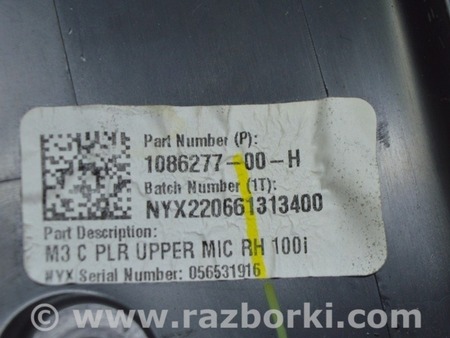 ФОТО Накладка задней стойки правая средняя для Tesla Model 3 Одесса