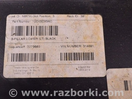 ФОТО Накладка центральной стойки для Jeep Cherokee KL (2013-2023) Одесса