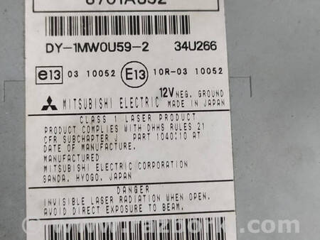 ФОТО Автомагнітола на для Mitsubishi Outlander GF (2012-) Коломия