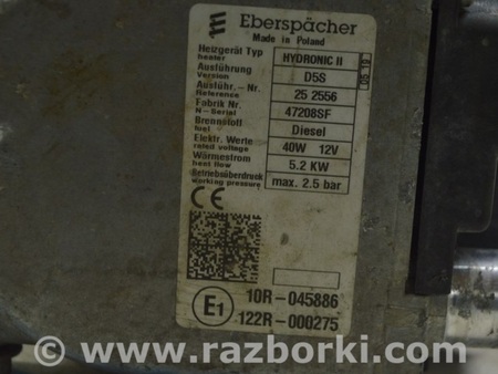 ФОТО Автономный обогреватель Eberspacher для Land Rover Range Rover Velar (2017-2023) Одесса