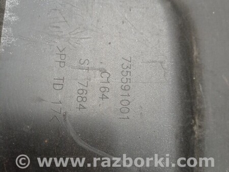 ФОТО Спойлер губа бампера заднего для Fiat 500 (07-15) Киев