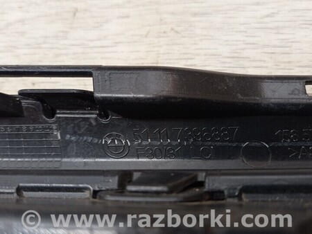 ФОТО Решітка накладка заглушка туманки ПТФ переднього бампера для BMW 3-Series (все года выпуска) Киев