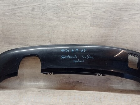 ФОТО Губа бампера заднего для Audi (Ауди) A3 8P1, 8PA, 8P7 (03.2003-12.2013) Киев