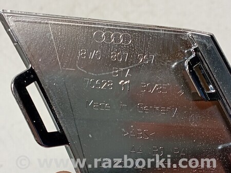 ФОТО Накладка листва хром бампера левый для Audi (Ауди) A4 B9 - 8W2, 8W5 (06.2015-...) Киев