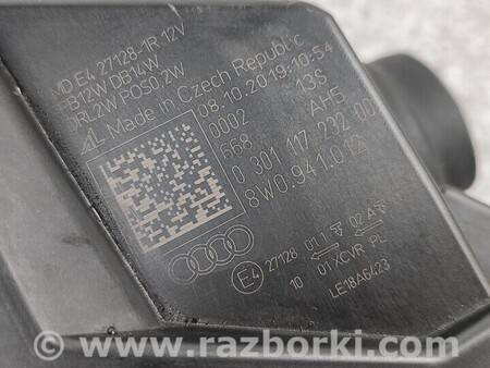 ФОТО Фара передняя правая для Audi (Ауди) A4 B9 - 8W2, 8W5 (06.2015-...) Киев