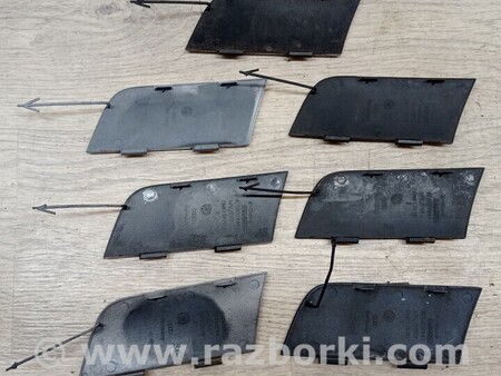 ФОТО Заглушка бампера буксировочного крюка передняя для Audi (Ауди) A6 C6 (02.2004-12.2010) Киев