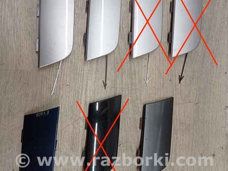 ФОТО Заглушка бампера буксировочного крюка передняя для Audi (Ауди) A6 C6 (02.2004-12.2010) Киев