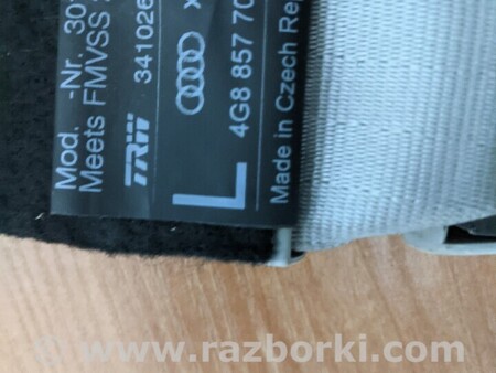 ФОТО Ремінь безпеки передній лівий для Audi (Ауди) A6 C6 (02.2004-12.2010) Киев