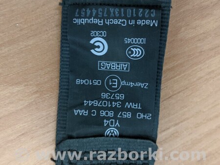 ФОТО Ремінь безпеки передній правий для Volkswagen Amarok Київ