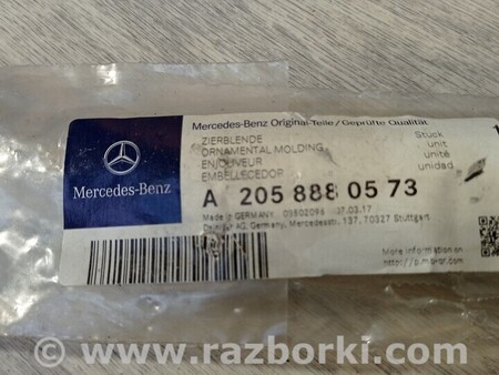 ФОТО Накладка молдинг решетка радиатора левая для Mercedes-Benz C-CLASS Киев