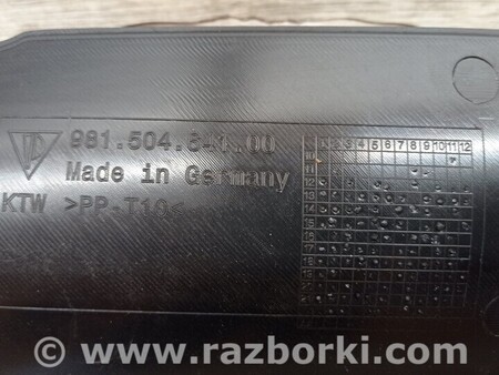 ФОТО Накладка захист стійки арки крила переднього лівого для Porsche Cayman (2005-...) Киев