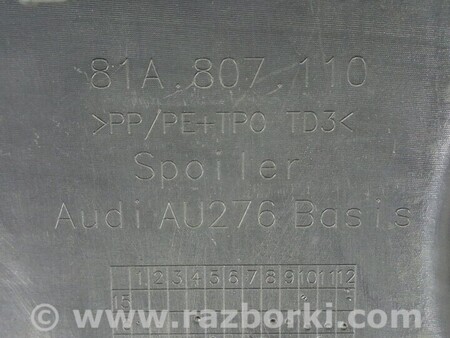 ФОТО Губа бампера передній для Audi (Ауди) Q2 Киев