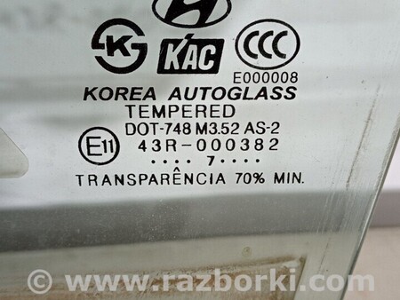 ФОТО Скло дверей переднє ліве для Hyundai Santa Fe Киев