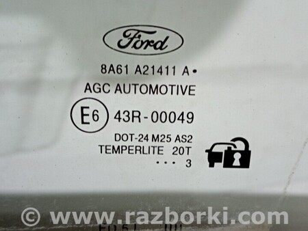 ФОТО Скло дверей переднє ліве для Ford Fiesta Mk7 (2017-...) Киев