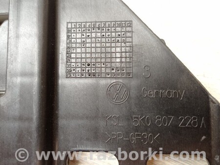 ФОТО Кронштейн кріплення направляюча фари переднього бампера правий для Volkswagen Golf VI Mk6 (10.2008-03.2016) Киев