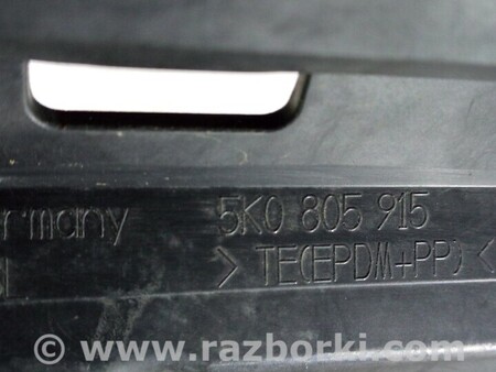 ФОТО Спойлер губа переднього бампера для Volkswagen Golf VI Mk6 (10.2008-03.2016) Киев