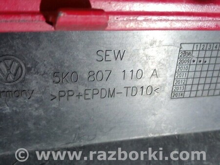 ФОТО Спойлер переднього бампера для Volkswagen Golf VI Mk6 (10.2008-03.2016) Киев