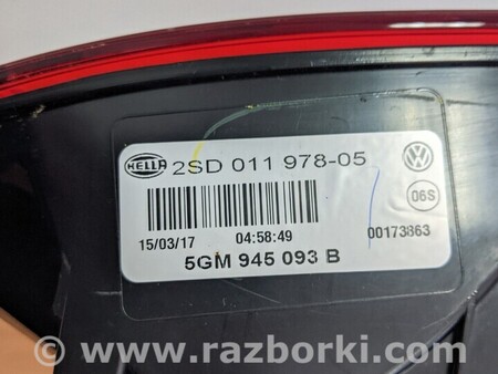 ФОТО Фонарь крышку задний левый для Volkswagen Golf VII Mk7 (08.2012-...) Киев