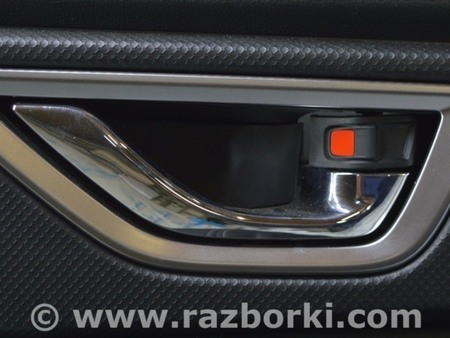 ФОТО Обшивка двери (карточка) зад прав черная кожа для Subaru Forester SK (2018-2024) Одесса