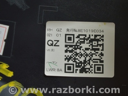 ФОТО Обшивка двери (карточка) зад прав черная кожа для Subaru Forester SK (2018-2024) Одесса