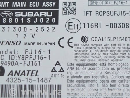 ФОТО SMT MAIN ECU ASSY для Subaru Forester SK (2018-2024) Одесса