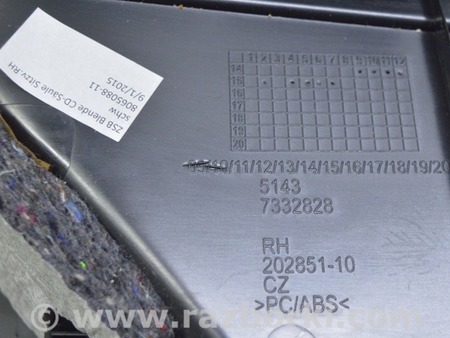 ФОТО Накладка задней форточки правая для BMW X1 F48 Одесса