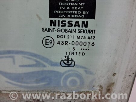 ФОТО Стекло двери переднее левое для Nissan Navara D40 Киев