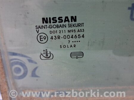 ФОТО Стекло двери заднее правое для Nissan Navara D40 Киев