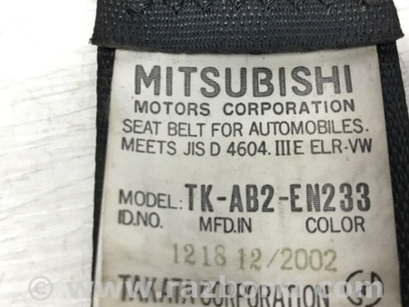 ФОТО Ремень безопасности передний правый для Mitsubishi Pajero Wagon 3 Киев
