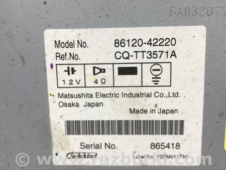 ФОТО магнитофон для Toyota RAV-4 (05-12) Київ